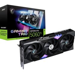 MSI GeForce RTX 5060 Ti 8G Gaming Trio OC - 8 GB GDDR7(28Gbps/128 位),PCIe 5,Boost:2647 MHz,HDMI 2.1b,DisplayPort 2.1b