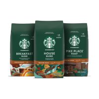 STARBUCKS 星巴克 中度烘焙阿拉比卡咖啡粉 多口味组合装 340g*3