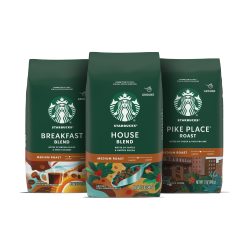 STARBUCKS 星巴克 中度烘焙阿拉比卡咖啡粉 多口味组合装 340g*3