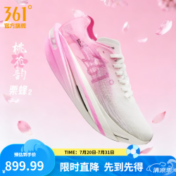 361° 栗蜂2 男款跑步鞋