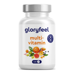 GloryFeel 德国进口复合维生素多种B族维C烟酰胺保健品450片家庭装