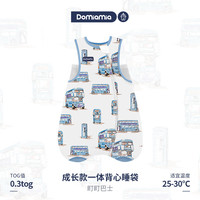 DOMIAMIA 婴儿睡袋一体无袖春夏背心睡袋
