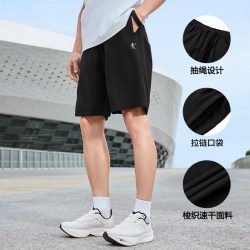 乔丹 梭织速干短裤男士2025夏季百搭运动跑步吸湿透气五分裤子