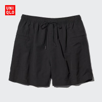 优衣库 484598 女装休闲短裤 黑色 3XL