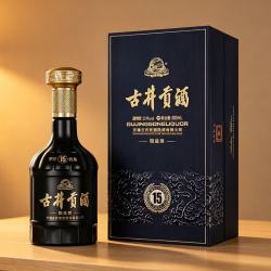古井贡酒 50度 岁月经典15铂金版500ml 单瓶装 浓香白酒