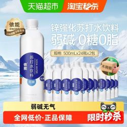 依能 锌强化苏打水饮料 500ml*48瓶