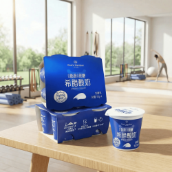 1号会员店 One’s Member） 0脂肪希腊酸奶 100g*8杯 0蔗糖10g蛋白/100g 脱脂酸奶 代餐小杯