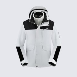 思凯乐 户外冲锋衣男女防水三合一冬抓绒登山服外套