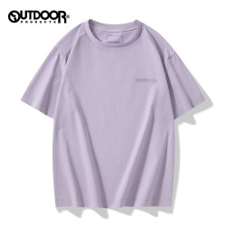 OUTDOOR PRODUCTS 加州云雀中性短袖印花T恤小华夫格面料快干舒爽