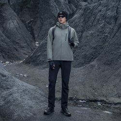 思凯乐 户外软壳裤男女款秋冬加绒防风摇粒绒运动徒步登山长裤子