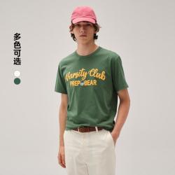 TEENIE WEENIE 小熊 男士字母T恤 圆领短袖
