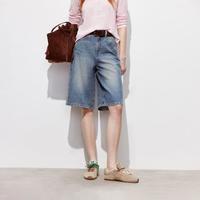 ONLY 2026夏季宽松提臀男友风高腰阔腿牛仔裤女新款