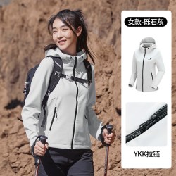 思凯乐 户外软壳衣男女新款防风加绒冲锋衣内胆官方登山服徒步外套