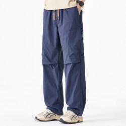 Dickies 2026夏季美式工装直筒长裤男士薄款潮流百搭抽绳梭织休闲裤男