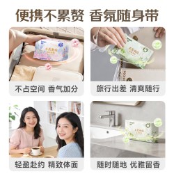 德佑 香氛专用湿厕纸便携小包女士孕妇女性私处洁厕湿纸巾湿厕巾