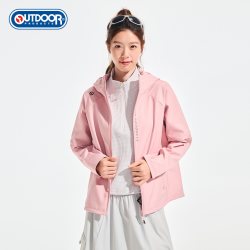 OUTDOOR PRODUCTS 加州云雀软壳外套收腰女防泼透气感加绒多巴胺