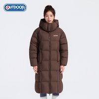 移动端、88VIP：OUTDOOR PRODUCTS 加州云雀秋冬长款羽绒服女三防保暖连帽加厚