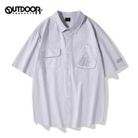 88VIP：OUTDOOR PRODUCTS 加州云雀春夏短袖衬衫男coolmax吸湿速干透气