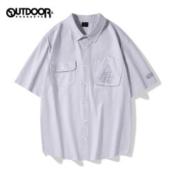 OUTDOOR PRODUCTS 加州云雀春夏短袖衬衫男coolmax吸湿速干透气
