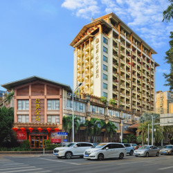 三亚亿源轩宇大酒店（市政务中心店）1晚+三亚千古情景区门票30元抵用券1份+cdf三亚国际免税城往返穿梭巴士