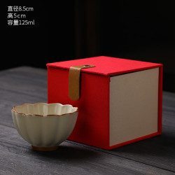 灵沐 主人杯汝窑伴手礼品礼盒装