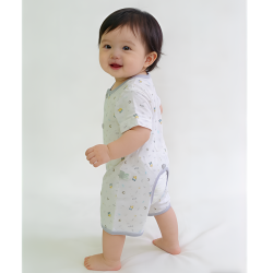 睡觉哈衣连体衣衣服宝宝连体婴童新生儿薄款夏季包屁衣爬服短袖