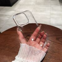 超薄裸机PC硬iphone15pro/14proMax适用苹果16手机壳17