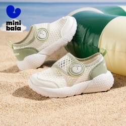 迷你巴拉 minibala迷你巴拉男童鞋单网面运动鞋儿童夏季新款透气鞋女童鞋子