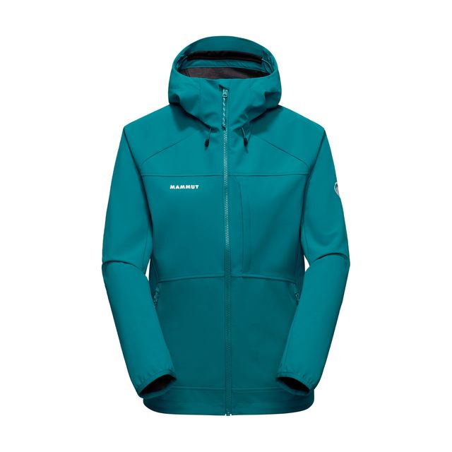MAMMUT 女式 Ultimate Comfort So 连帽夹克, 深青色 XS