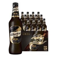WUSU 乌苏啤酒 黑啤 465ml*36瓶