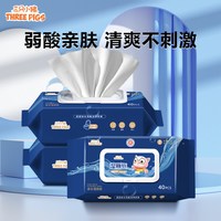 三只小猪 The three piggy 三只小猪 湿厕纸 40片*1包