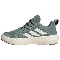 adidas 儿童新款TERREX户外轻便透气运动休闲鞋 绿色 31.5