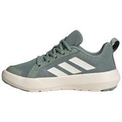 adidas 儿童新款TERREX户外轻便透气运动休闲鞋 绿色 31.5