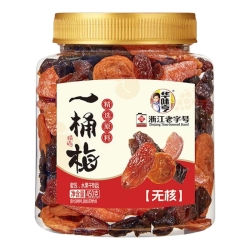 华味亨 有梅有果 无核西梅蜜饯混合果干 450g