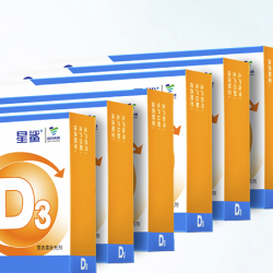 星鲨 幼儿童维生素D3滴剂软胶囊 维生素D360iu* 30粒*6盒