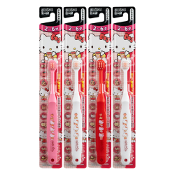 惠百施 65孔软毛宽头儿童牙刷 Hello Kitty联名 2-6岁 5支装
