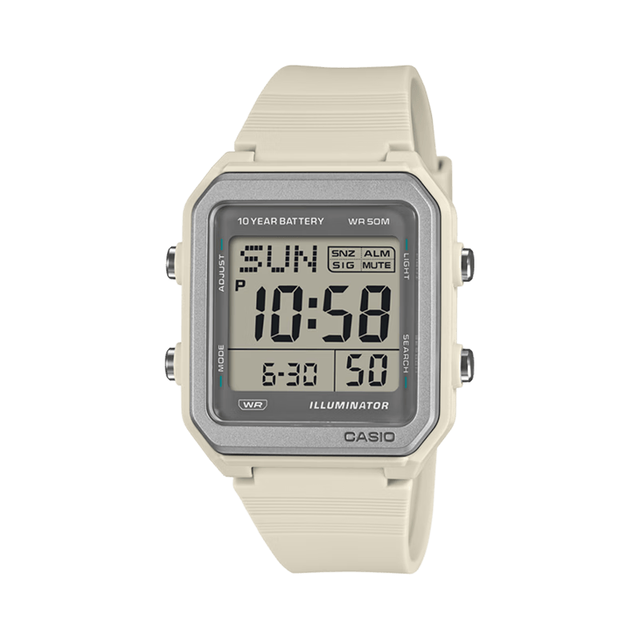 CASIO W-221H-8A 复古小方块电子手表