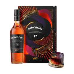 BOWMORE 波摩（Bowmore）12年礼盒 单一麦芽 威士700ml 新版本
