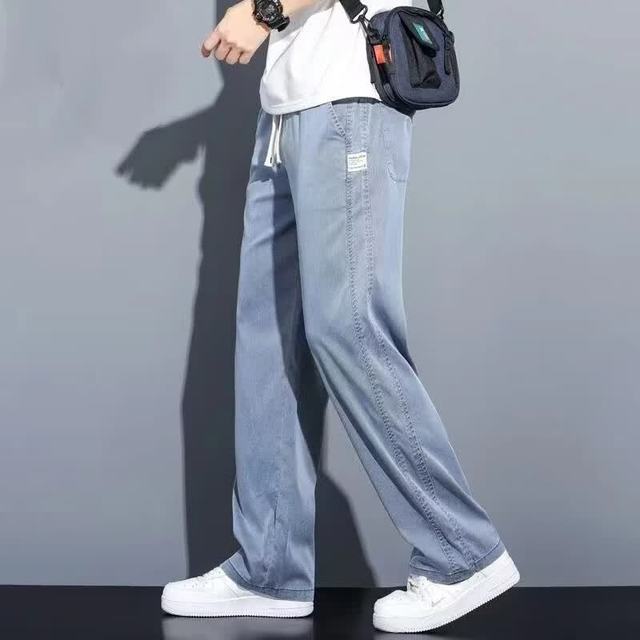 CronetKcnsy 男士夏季薄款天丝牛仔裤