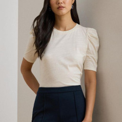 RALPH LAUREN 女士泡泡袖圆领上衣 二的可选