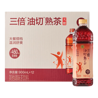 盒马 三倍油切生茶 熟茶 900ml*12瓶