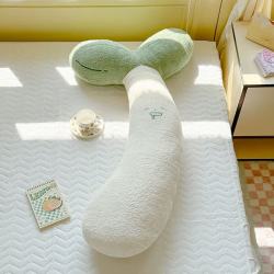 OLOEY 豆芽长条抱枕卧室床上靠垫 70cm