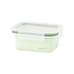 LOCK&LOCK 不锈钢陶瓷保鲜盒 可微波 800ml