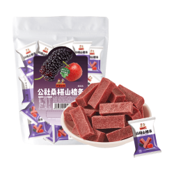 沂蒙公社 0添加剂桑椹山楂条 500g 蜜饯果干