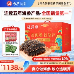 晓芹 大连 冷冻即食海参 2000g