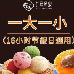 节假日通用一大一小16小时门票+哈根达斯水果饮料