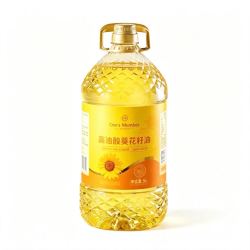 1号会员店 高油酸葵花籽油5L 食用油 物理压榨一级 零反式脂肪酸