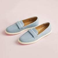 限尺码：Clarks 春夏女鞋英伦风舒适百搭方跟低帮通勤浅口女单鞋