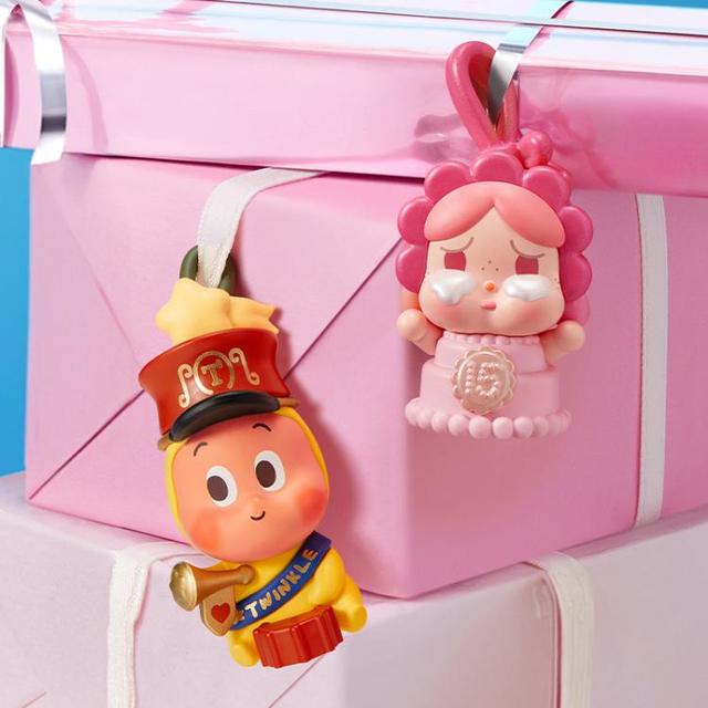 泡泡玛特 泡泡萌粒 庆祝这一刻系列公仔盲盒生日礼物