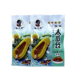 娜小乌 香辣木瓜丝58克袋装 3包